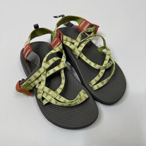 Chaco ZX/1 Ecotread Zigzag Greenery Kids junior Size 3 Sandals